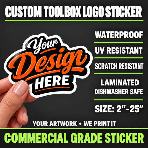 Toolbox logo sticker custom - logo,