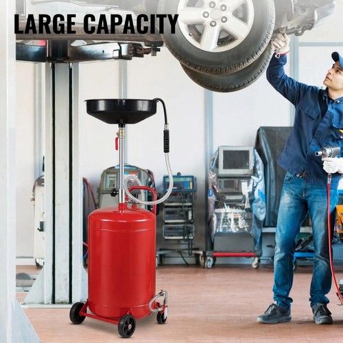 Waste oil drain tank portable - drain,