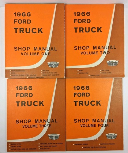 1966 ford truck shop manual - shop,