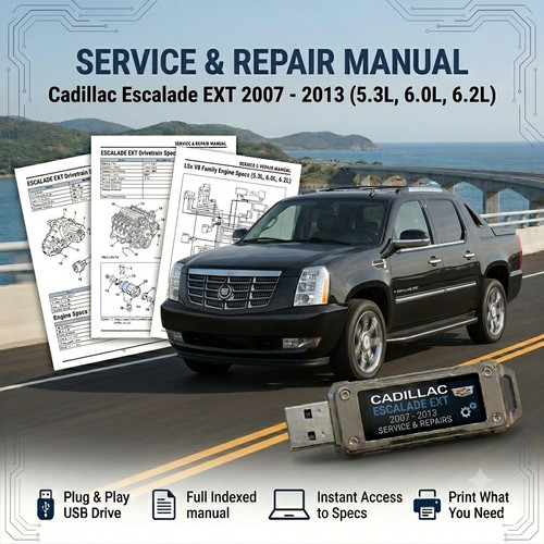 Cadillac escalade ext 2l - cadillac, 6.2l