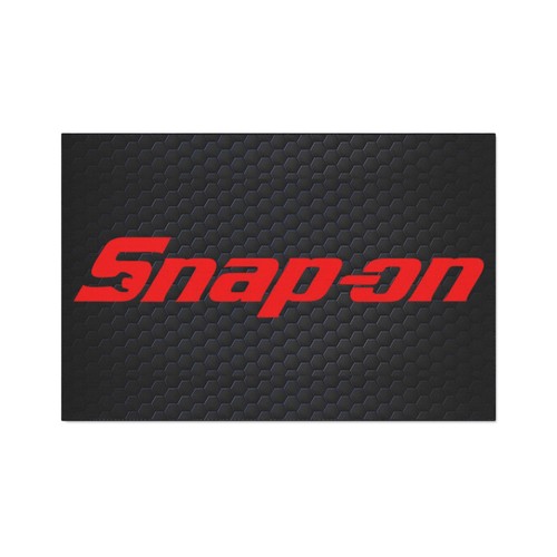Red snap hexagon design - red,